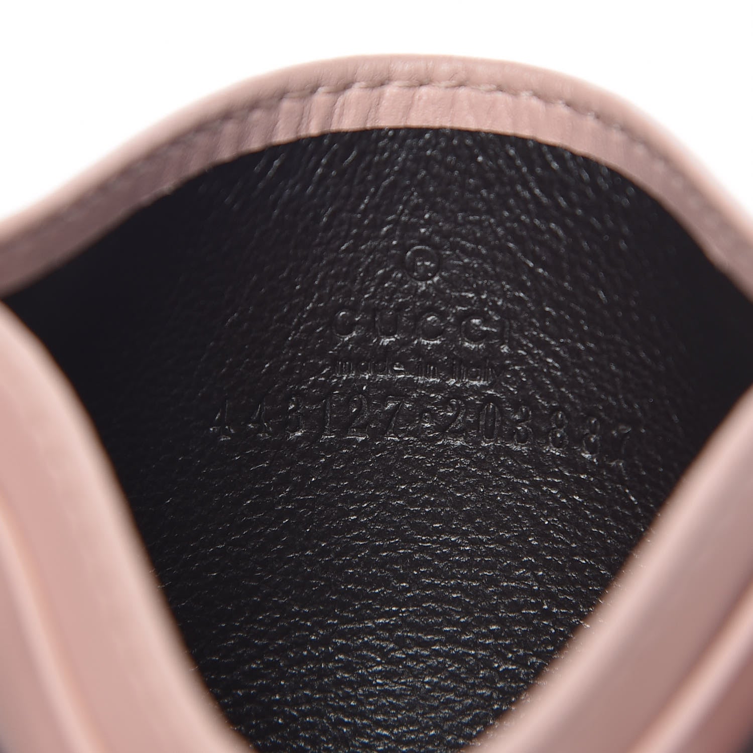 Gucci Calfskin Matelasse GG Marmont Card Holder Perfect Pink 6 of 6
