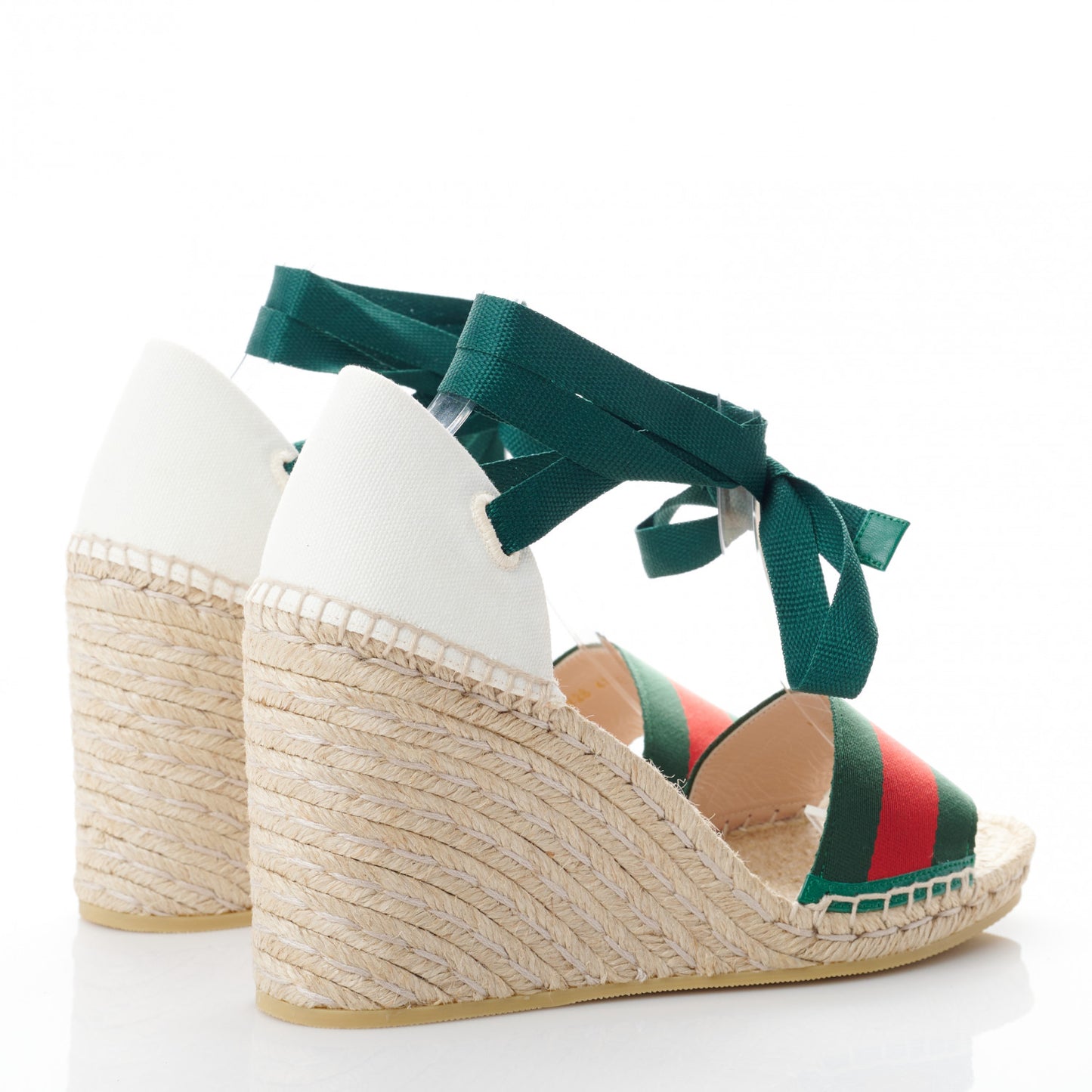 Canvas Malaga Kid Web Ankle Wrap Espadrille Wedge Sandals 41 Mystic 41 Green Red Mystic White Emerald
