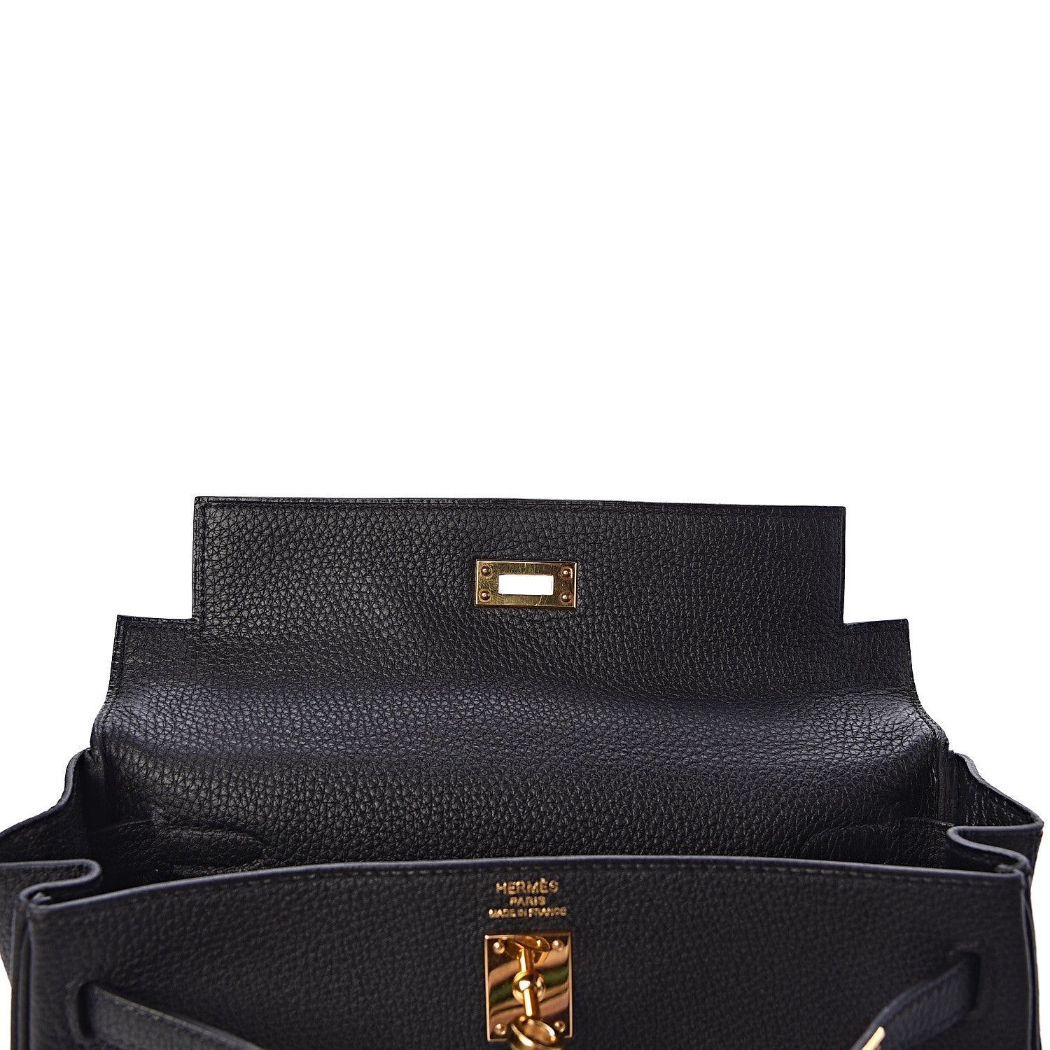 Hermes Togo Kelly Retourne 25 Black 9 of 33