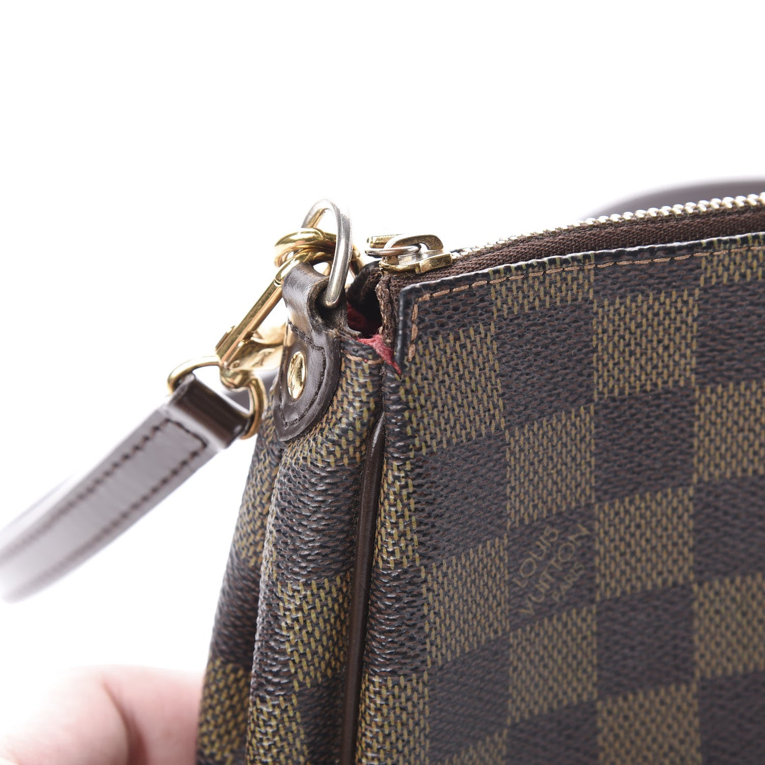 Louis Vuitton Damier Ebene Eva Clutch 13 of 14