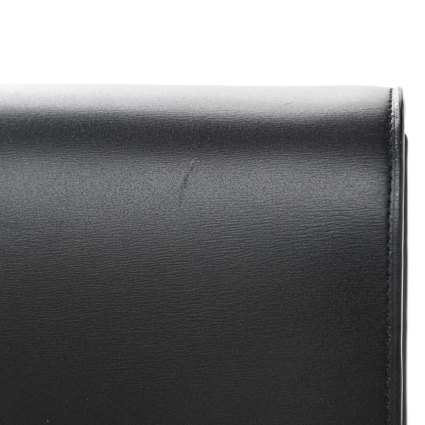 Box Calfskin Medium Classic Box Flap Bag Black