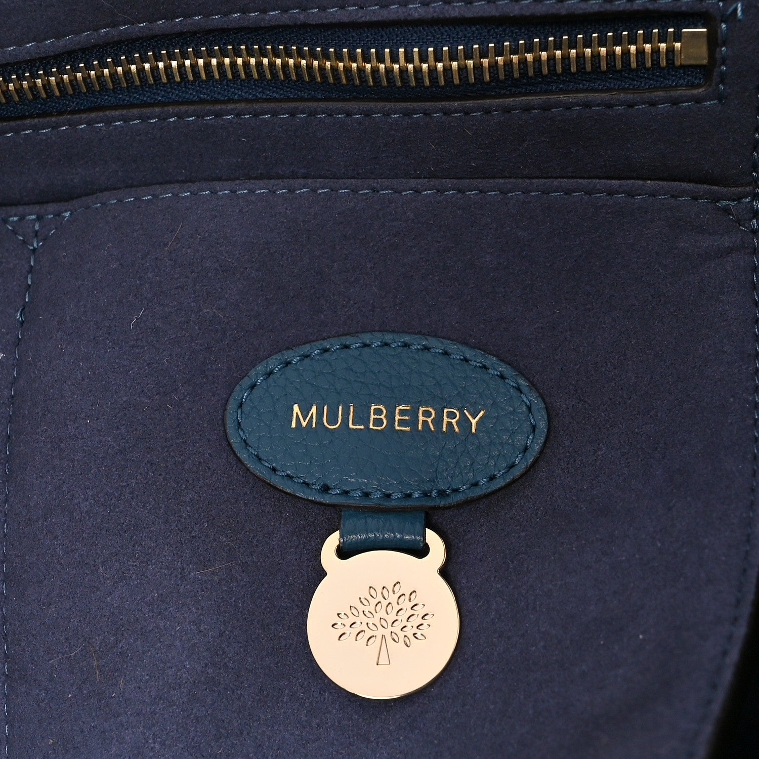 Mulberry Soft Grain Leather Bayswater Deep Sea 5 of 11