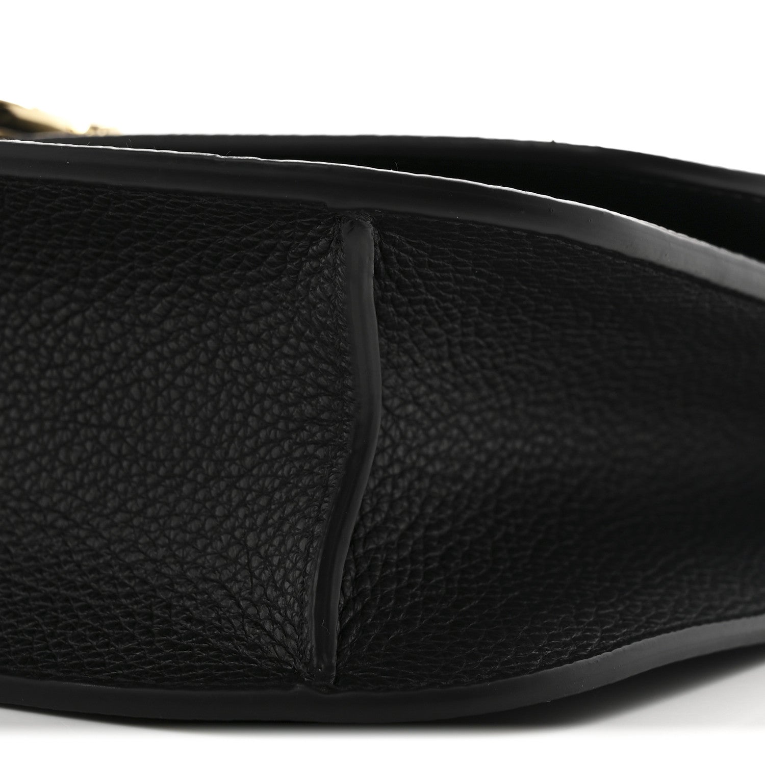 Salvatore Ferragamo Hammered Calfskin Round Gancini Crossbody Bag Black 9 of 9
