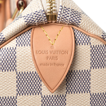 Louis Vuitton Damier Azur Speedy 30 6 of 7