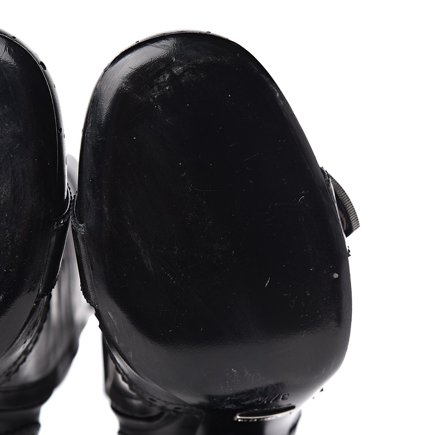 Calfskin Queercore Brogue Ankle Boots 37.5 Black