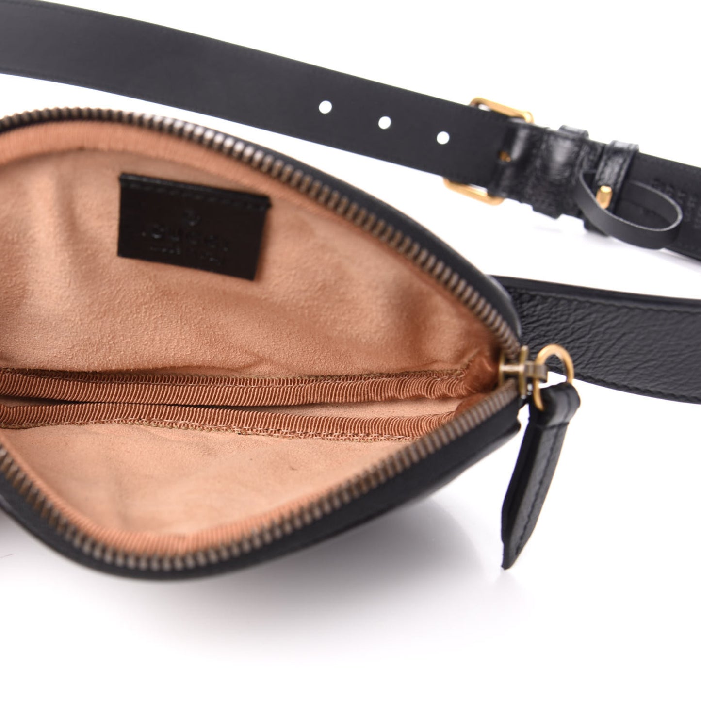 Calfskin Matelasse GG Marmont 2.0 Multi Belt Bag 95 38 Black