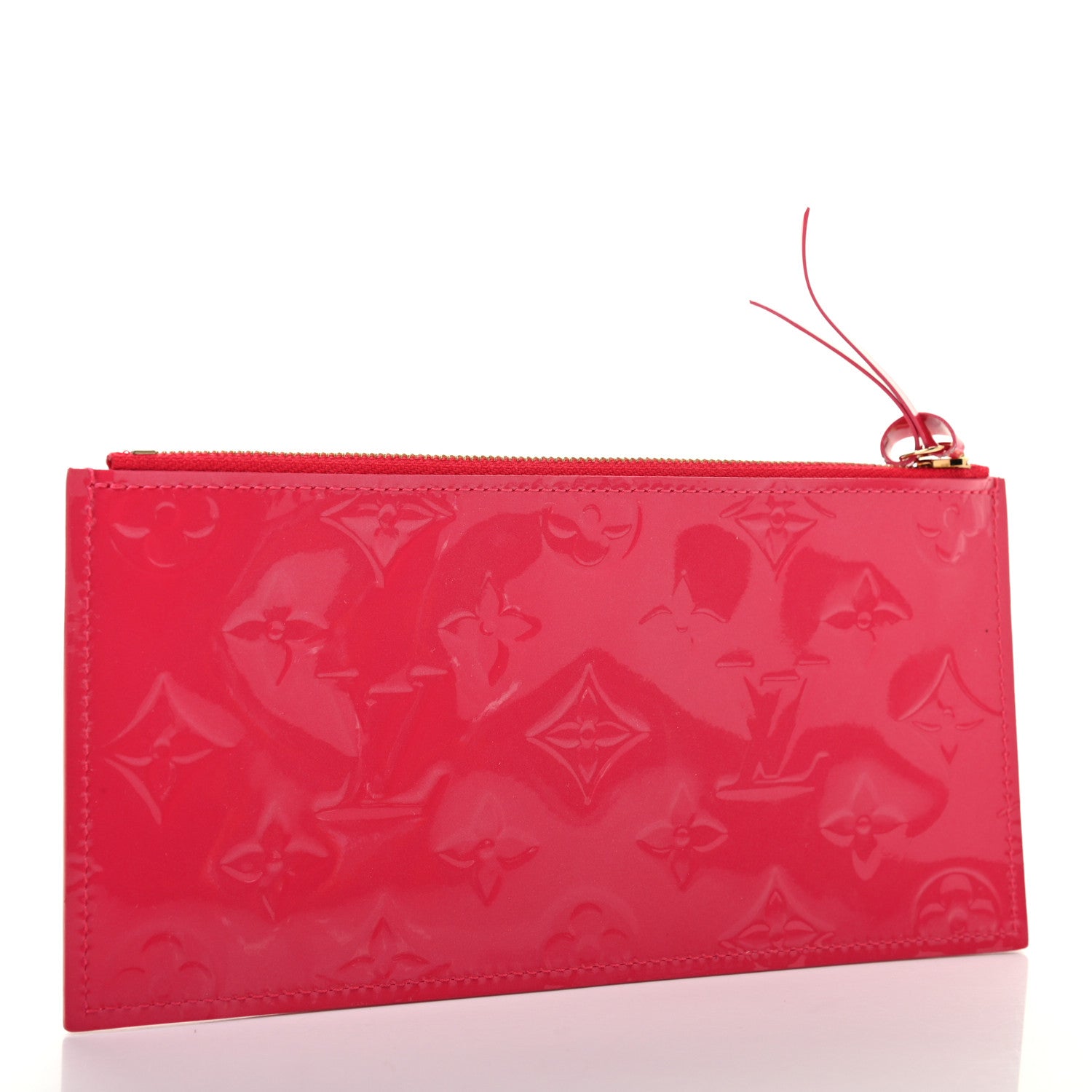 Louis Vuitton Vernis Felicie Chain Wallet Zippered Insert Hot Pink 3 of 6