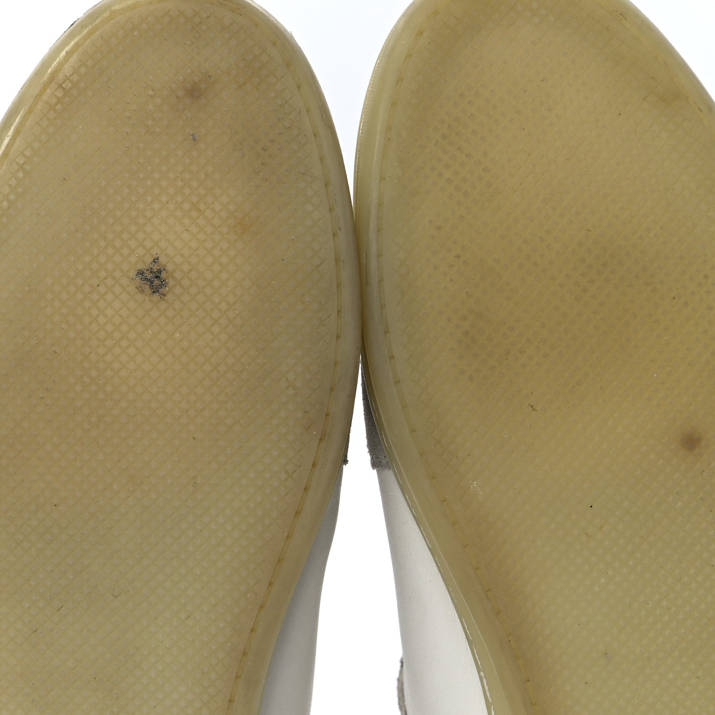 Calfskin Suede LV Mens Sneakers 9 White