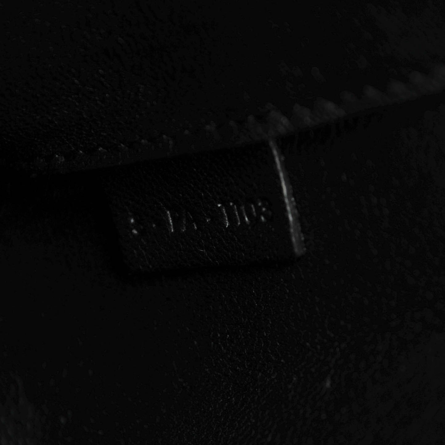 Grained Calfskin Medium Edge Shoulder Bag White