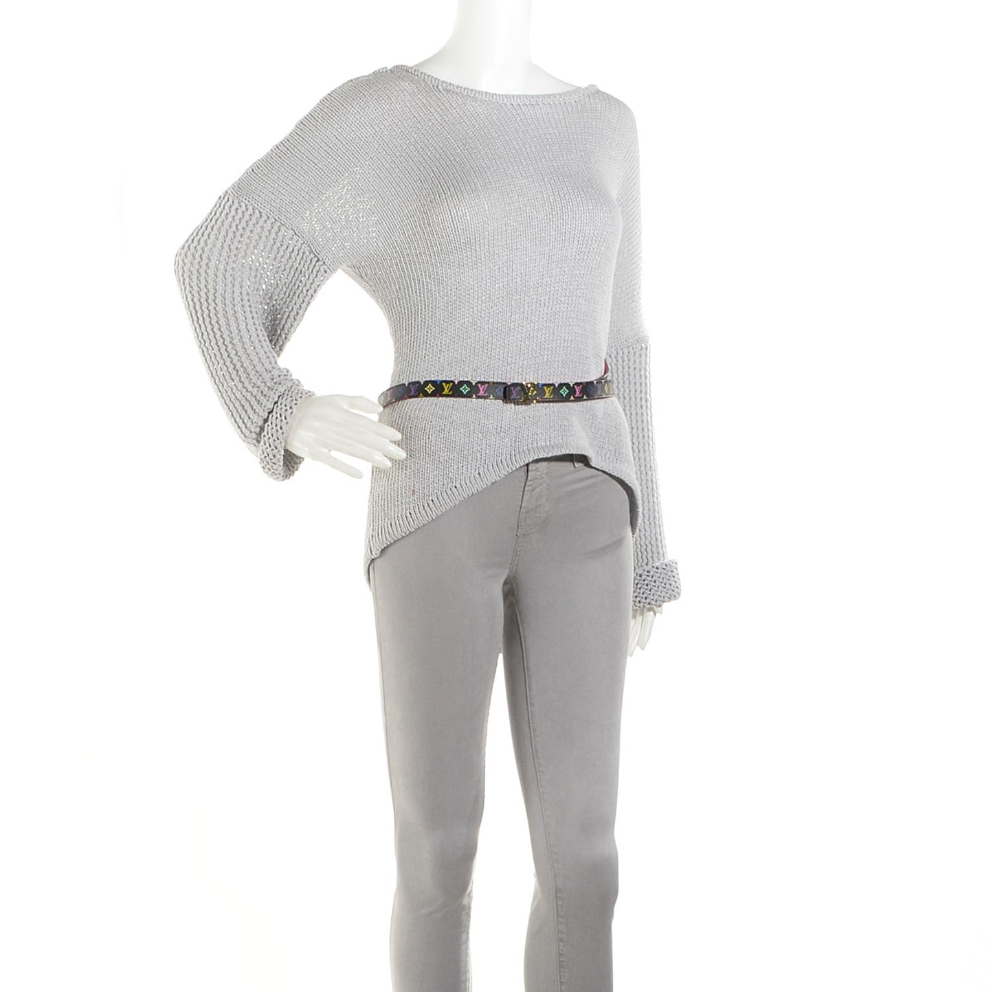 Monogram Multicolor LV Initiales Belt 90 36 Black