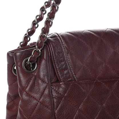 Chanel Calfskin Quilted Istanbul Accordion Flap Burgundy 10 of 20