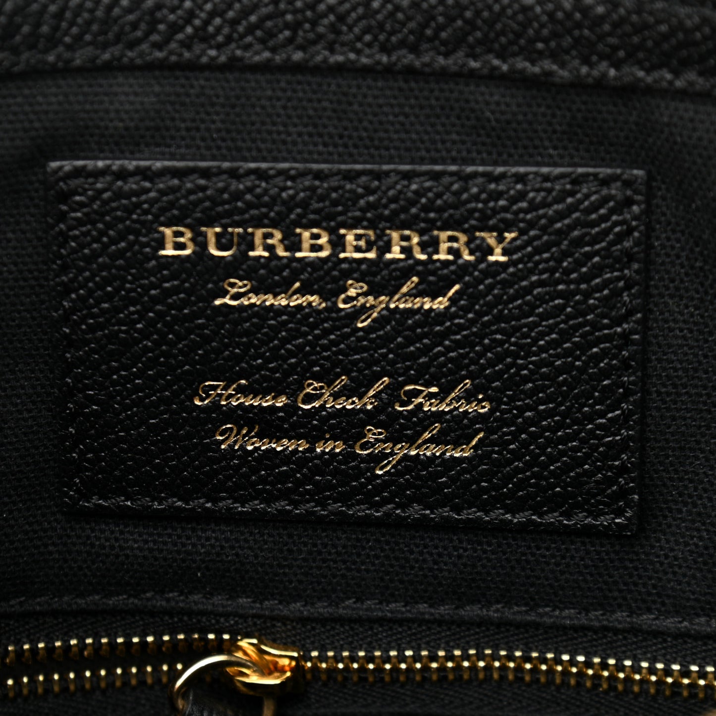 Soft Grain Calfskin House Check Small Helmsley Crossbody Black