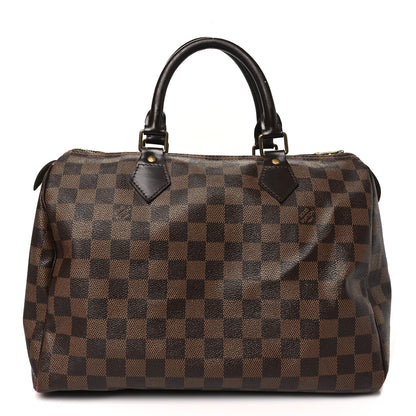 Louis Vuitton Damier Ebene Speedy 30 1 of 16
