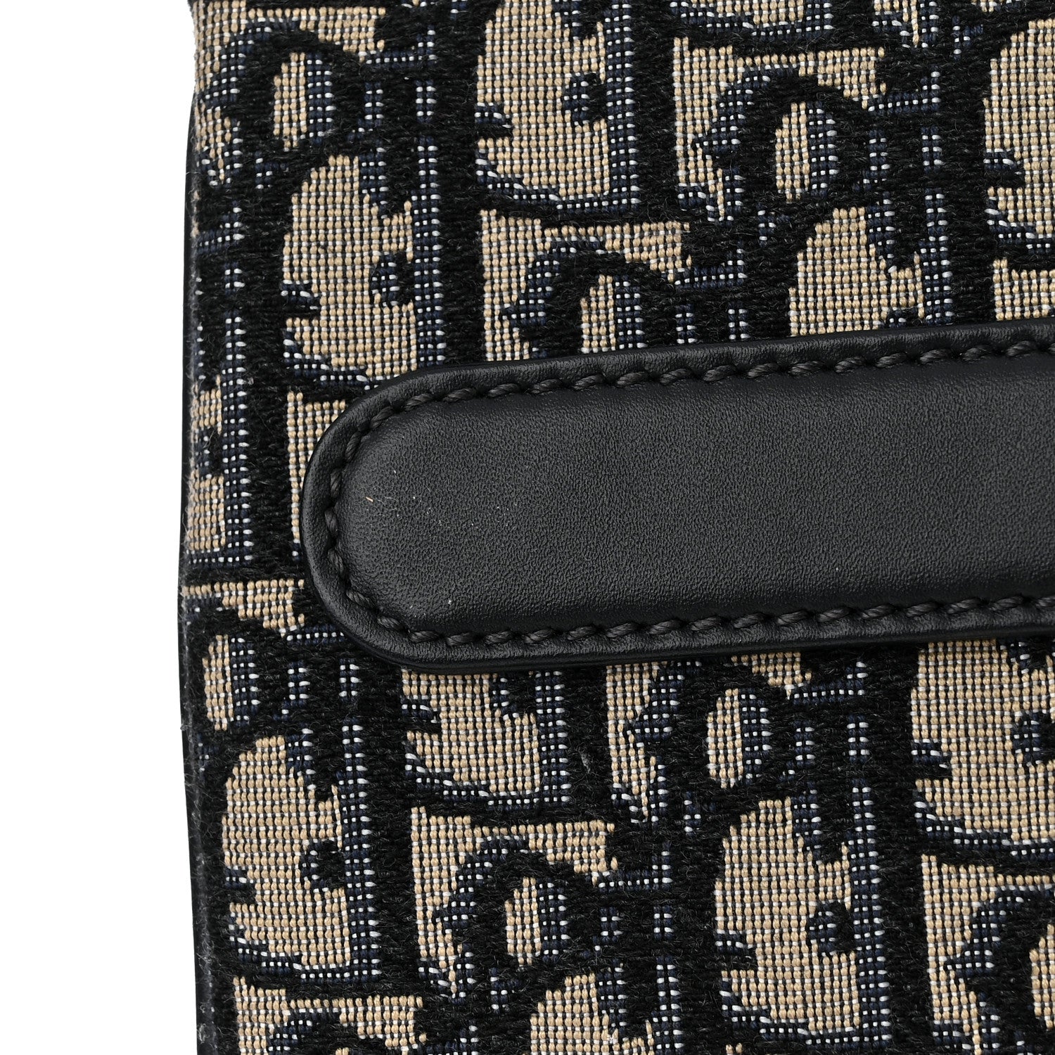 Christian Dior Oblique Medium Diordouble Chain Bag Blue 13 of 14