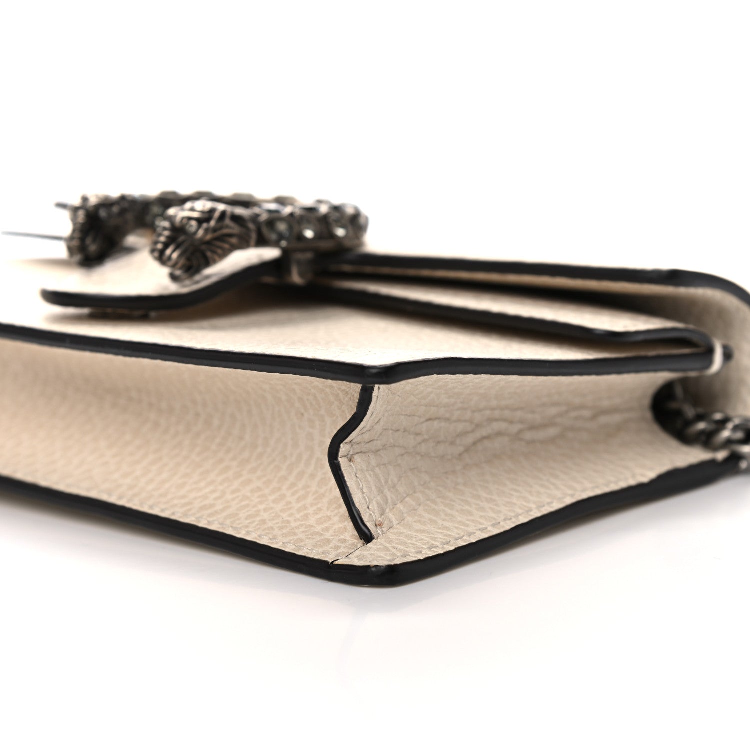 Gucci Dollar Calfskin Crystal Super Mini Dionysus Shoulder Bag Mystic White Black Diamond 8 of 12