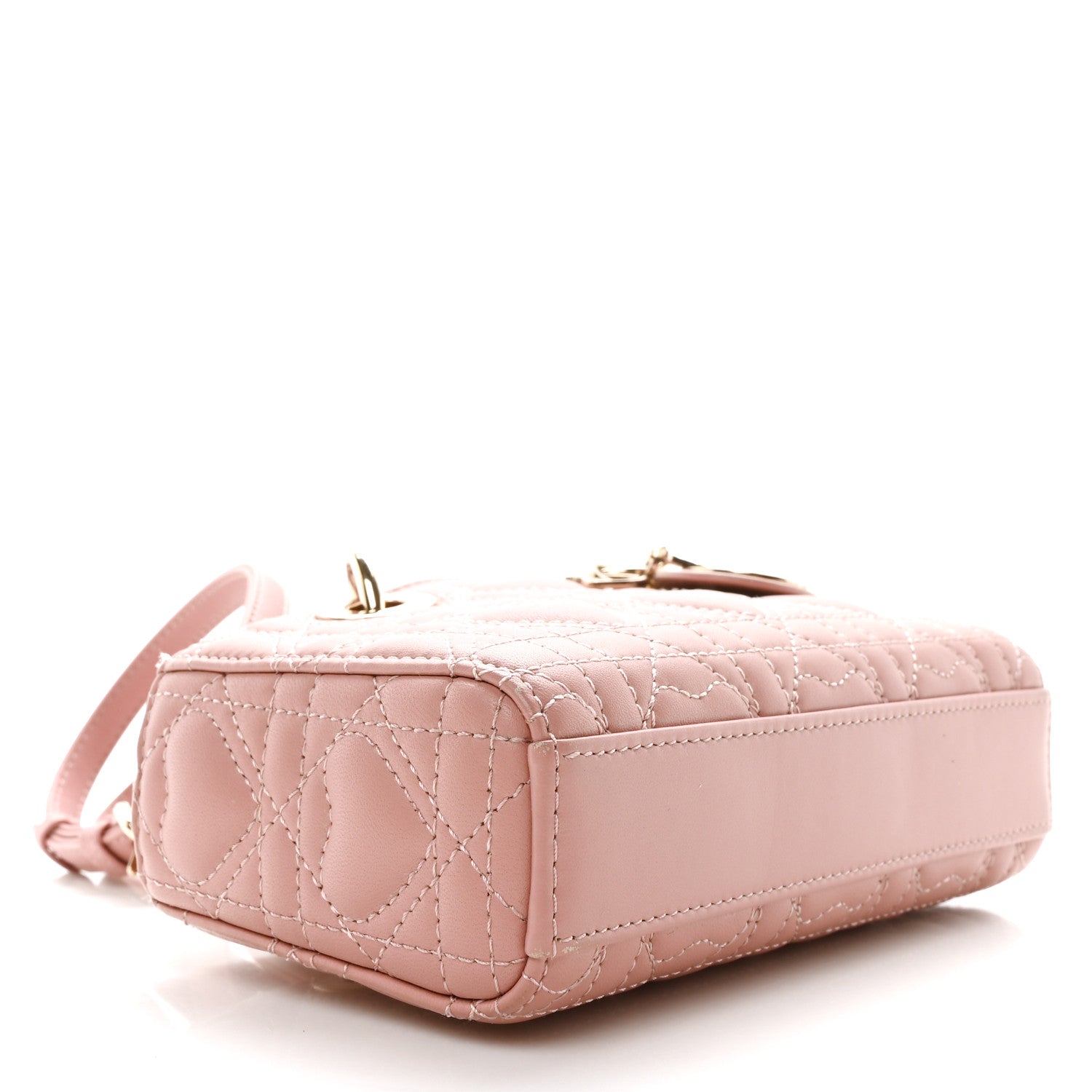 Christian Dior Lambskin Cannage Dioramour Micro Lady D-Joy