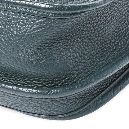 Hermes Taurillon Clemence Evelyne III PM Vert Fonce 10 of 10