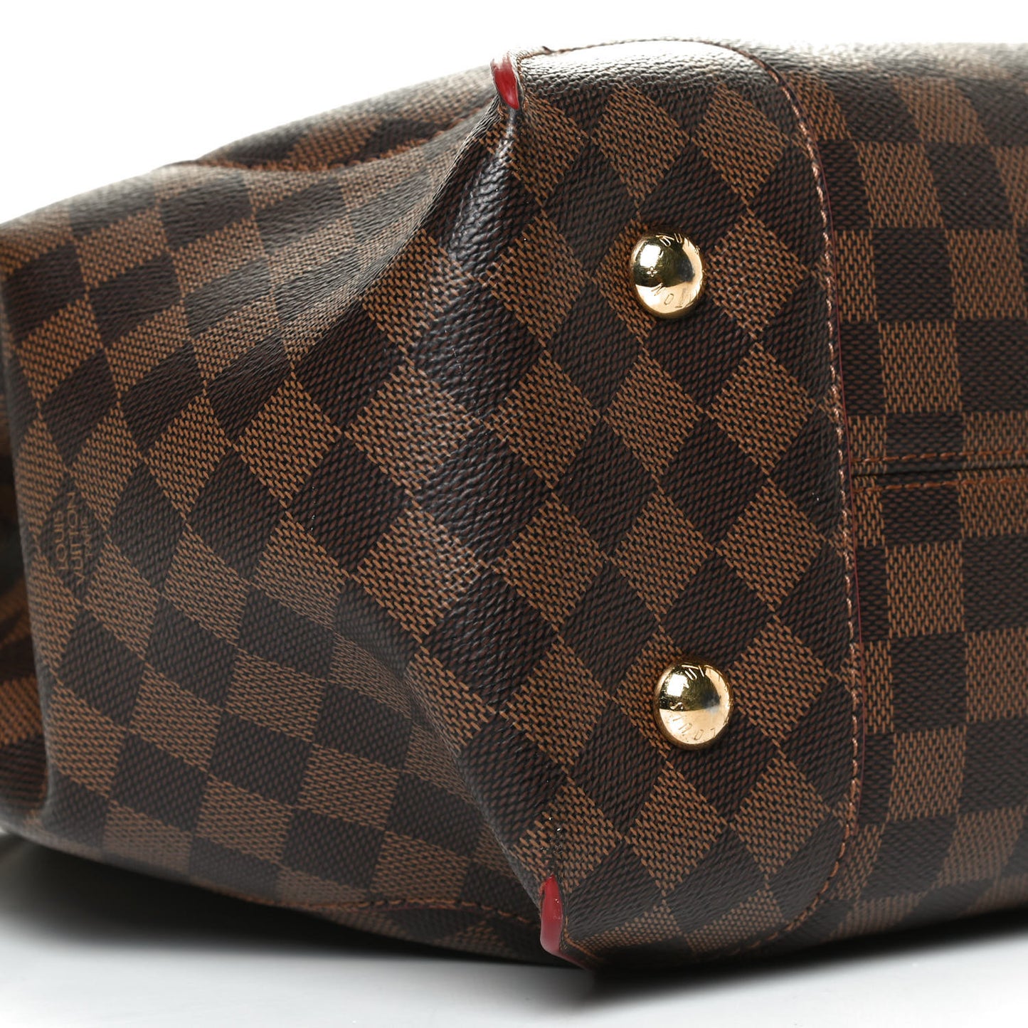 Damier Ebene Caissa Hobo Cherry