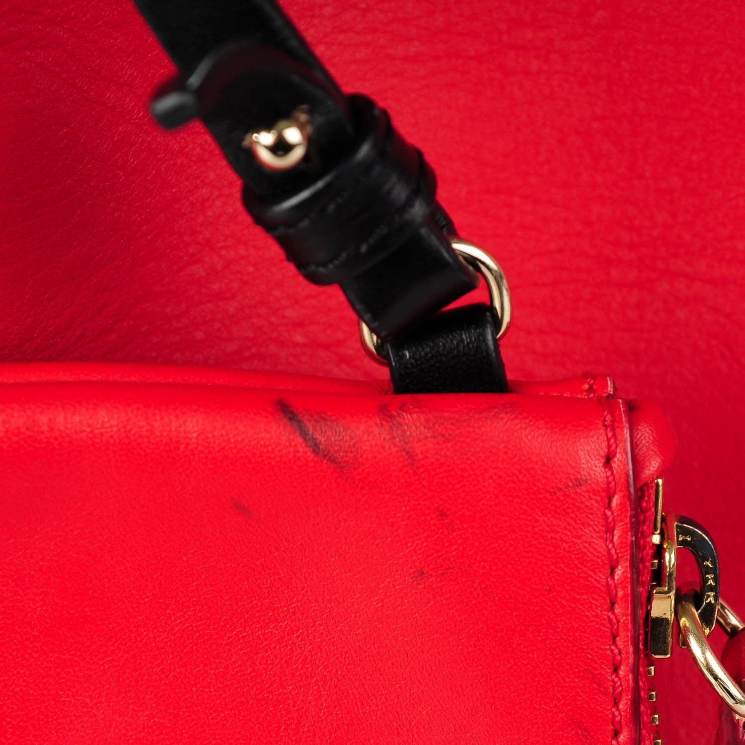 Givenchy Calfskin Large Antigona Tote Red Black 12 of 16