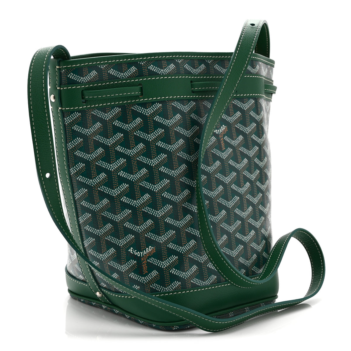 Goyard Goyardine Petit Flot Bucket Bag PM Green 3 of 10
