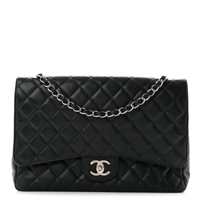 Chanel Caviar Quilted Maxi Double Flap Black 1 of 10