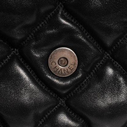 Chanel Lambskin Bubble Quilt Flap Bag Black 8 of 8