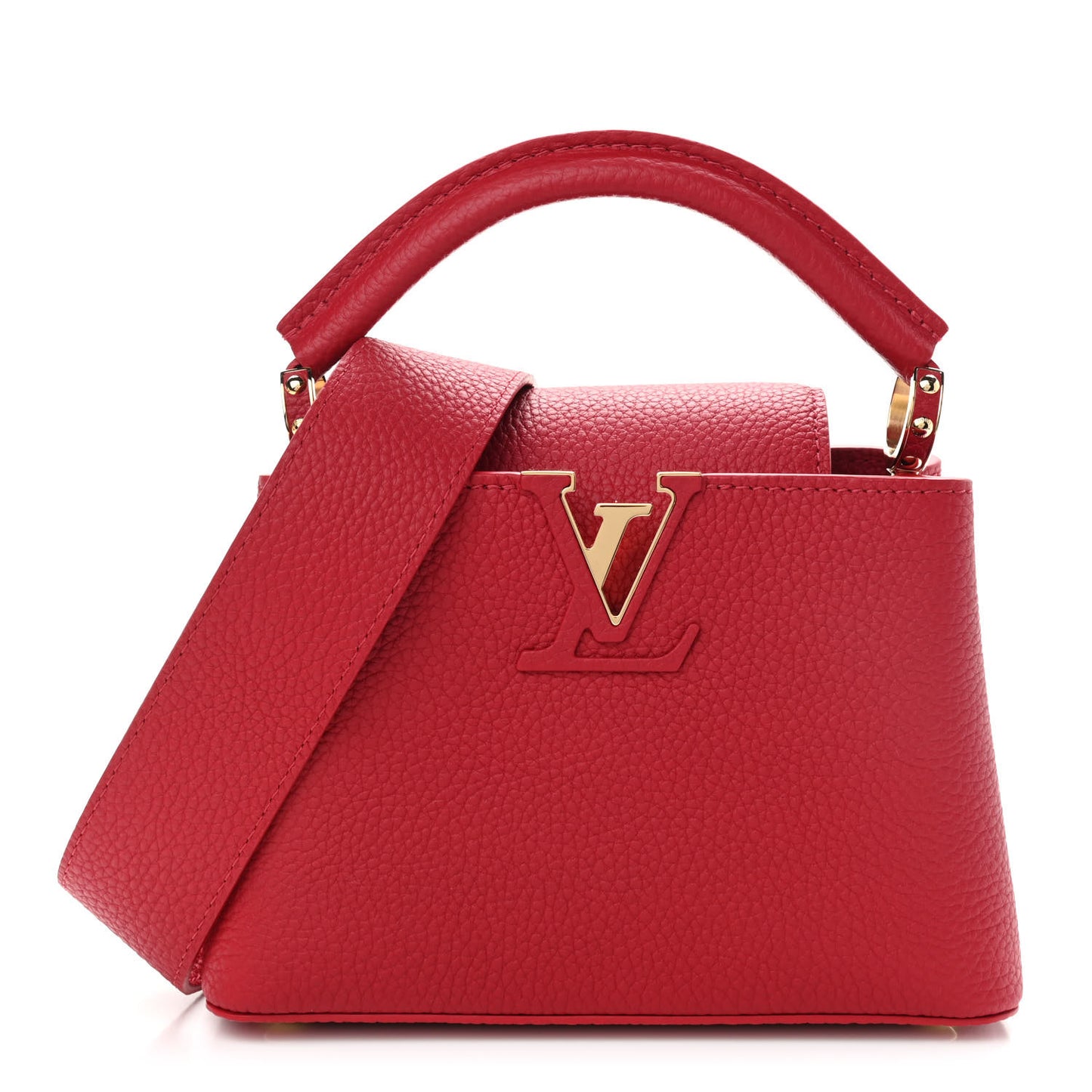 Taurillon Mini Capucines Scarlet