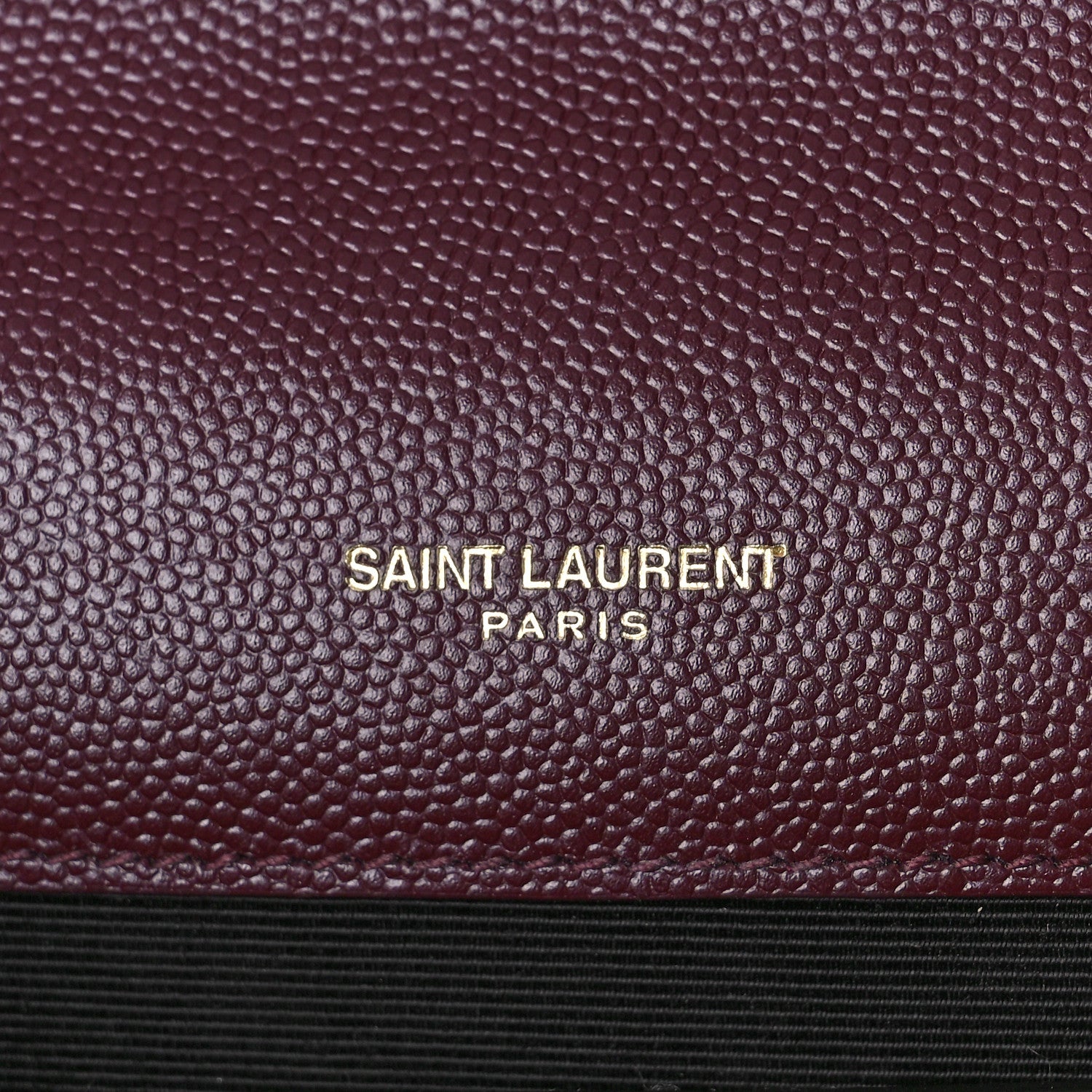 Saint Laurent Grain De Poudre Textured Mixed Matelasse Medium Triquilt Monogram Satchel Rouge Legion 6 of 9