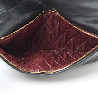 Chanel Caviar Quilted CC Beauty Clutch Black 6 of 10