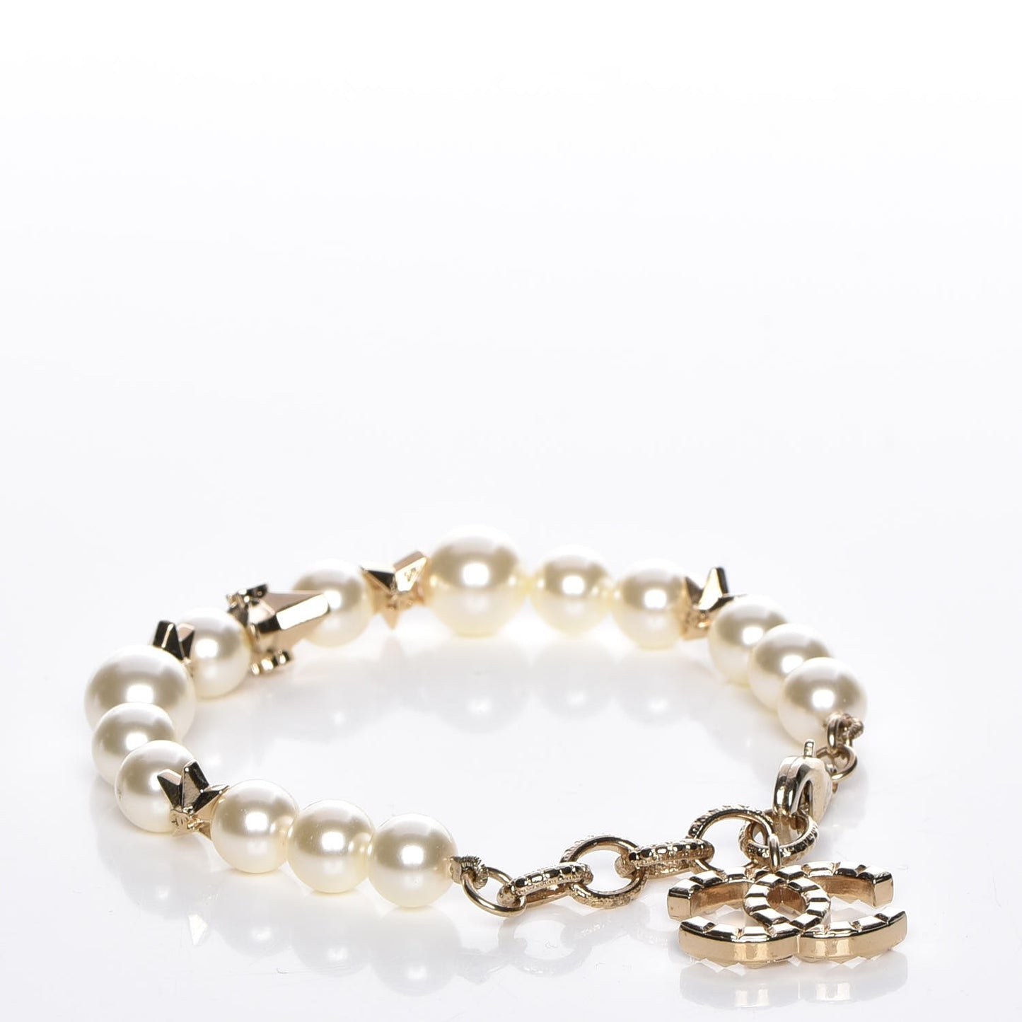Pearl Star CC Bracelet Gold