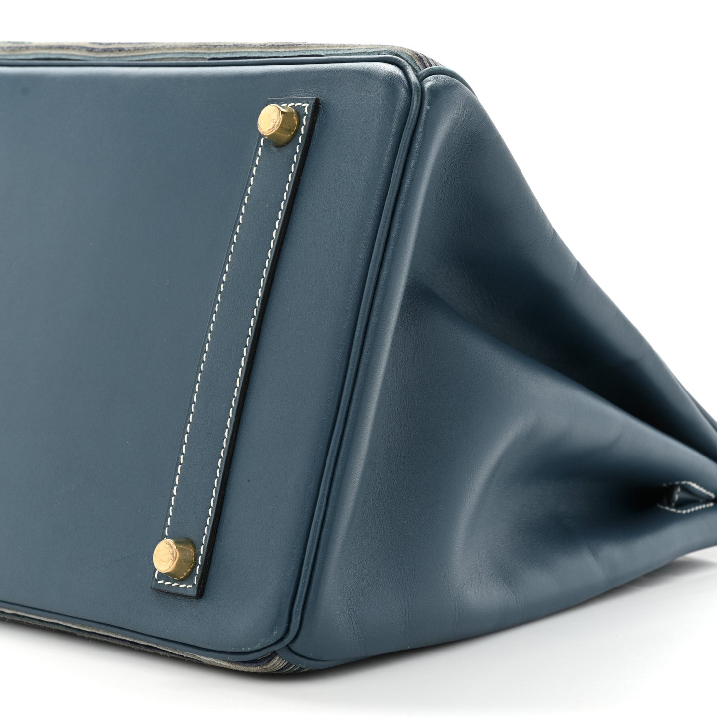 Evercalf Vibrato Birkin 35 Bleu Thalassa