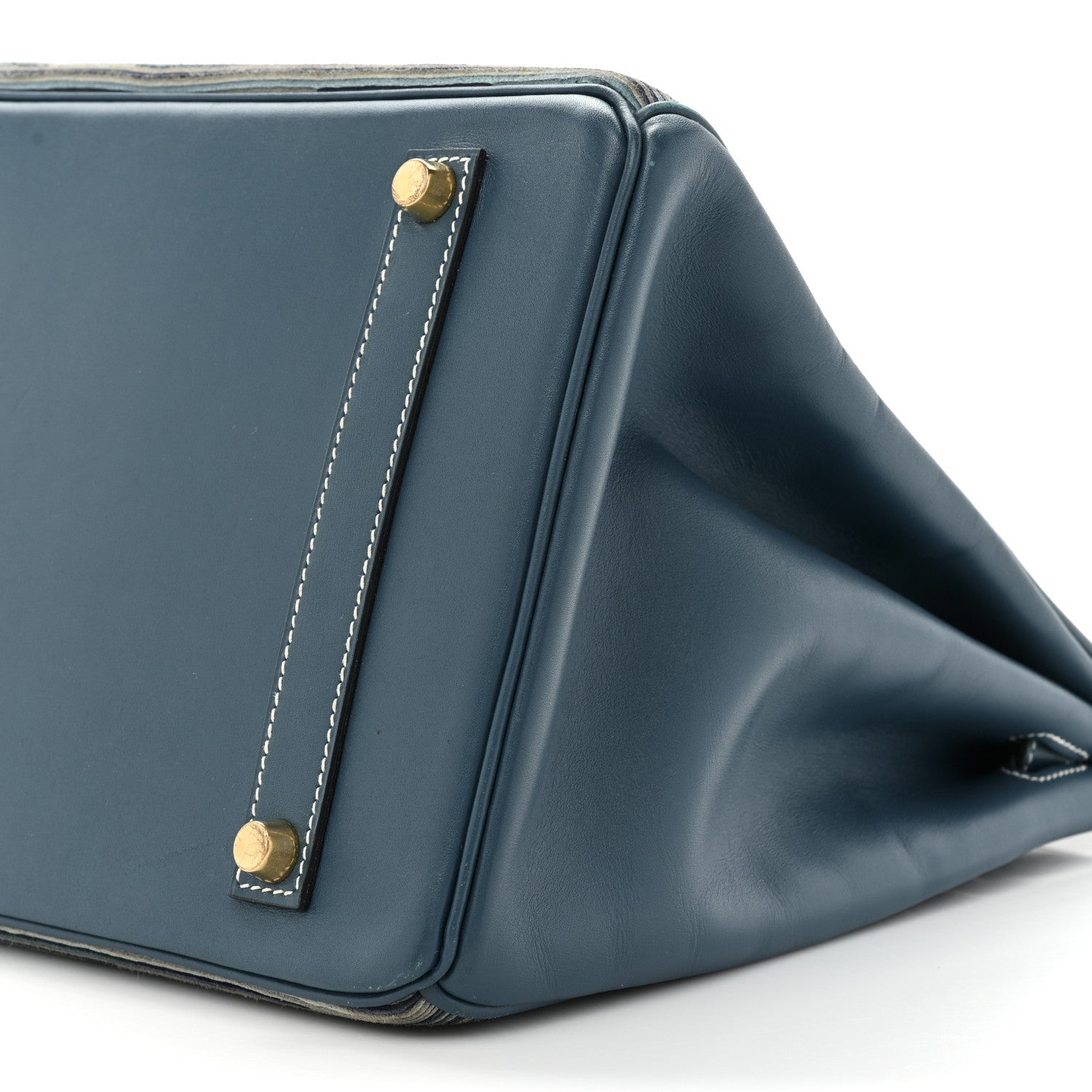 Hermes Evercalf Vibrato Birkin 35 Bleu Thalassa 7 of 18