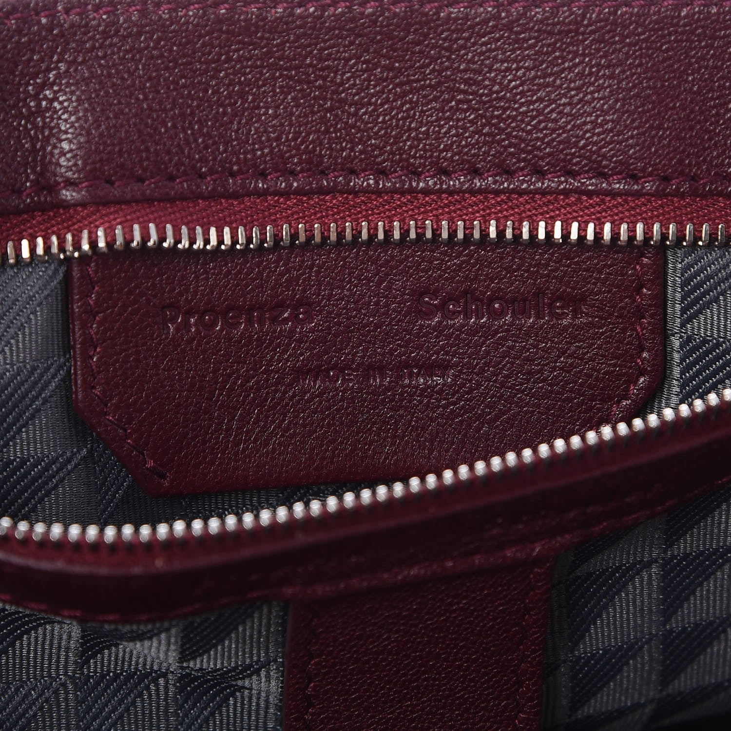 Proenza Schouler Lambskin Medium PS1 Satchel Oxblood 6 of 7