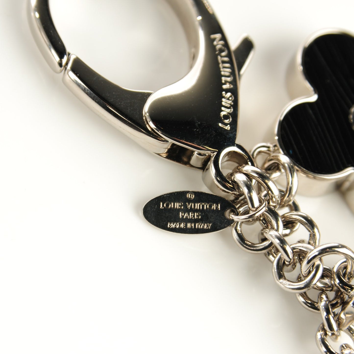 Electric Epi Fleur d'Epi Bag Charm Black