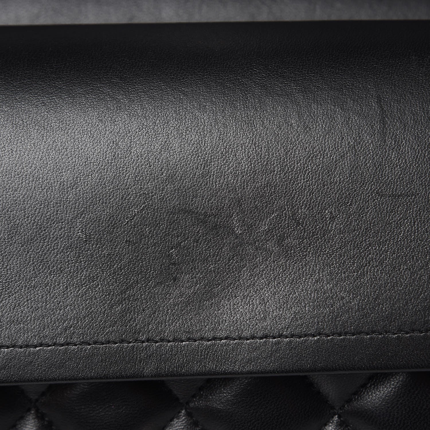 Chanel Lambskin Quilted Jumbo Double Flap Black 13 of 16