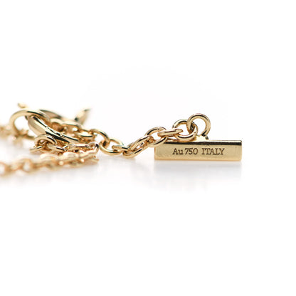 Tiffany 18K Yellow Gold Diamond Mini T Smile Bracelet 4 of 6
