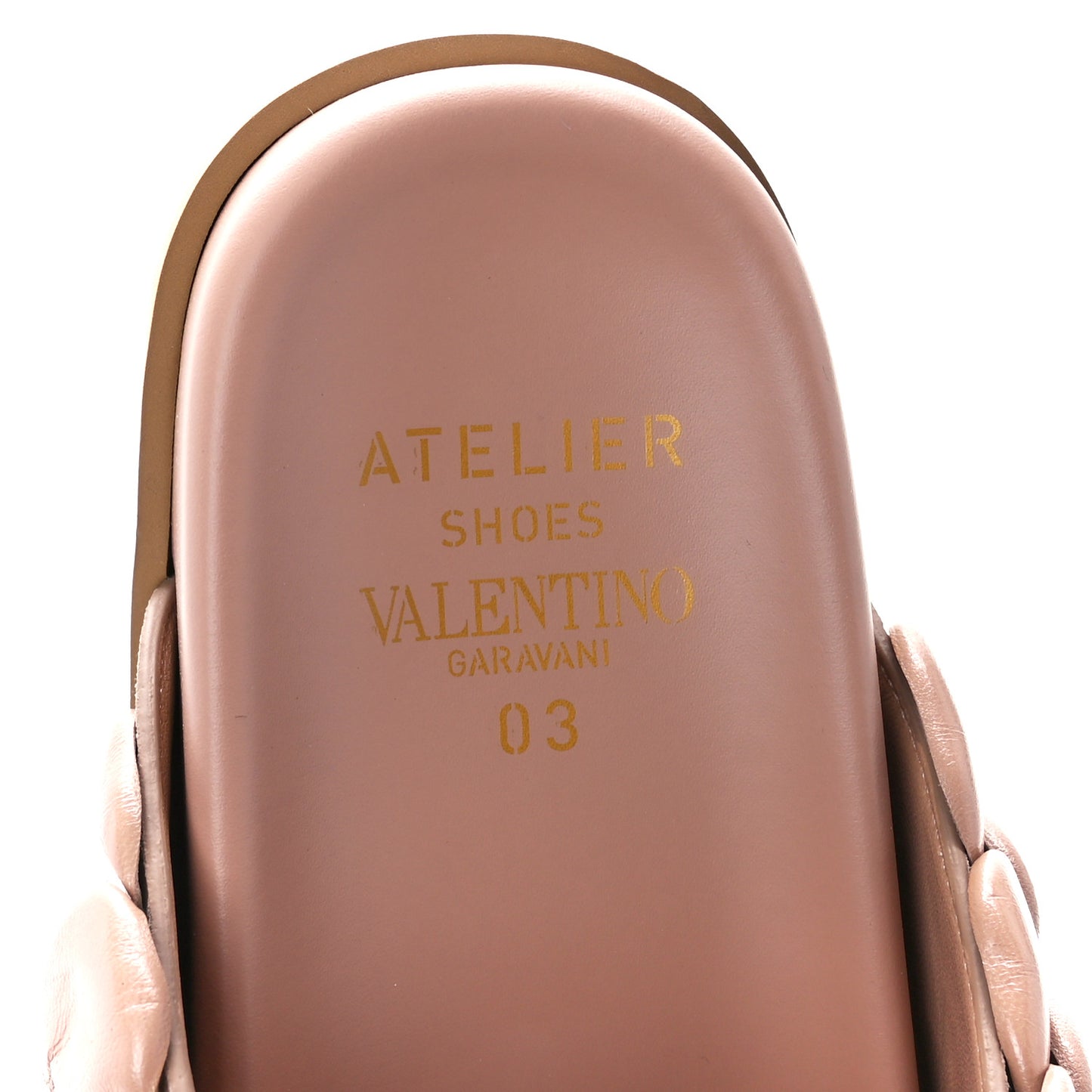 Kidskin Atelier 03 Rose Edition Double Buckle Slide Sandals 40 Rose Canelle