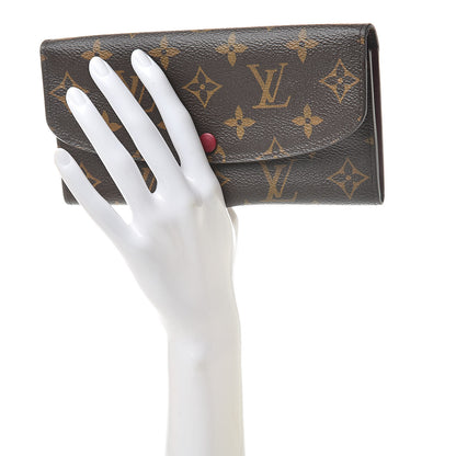 Louis Vuitton Monogram Emilie Wallet Fuchsia 2 of 11