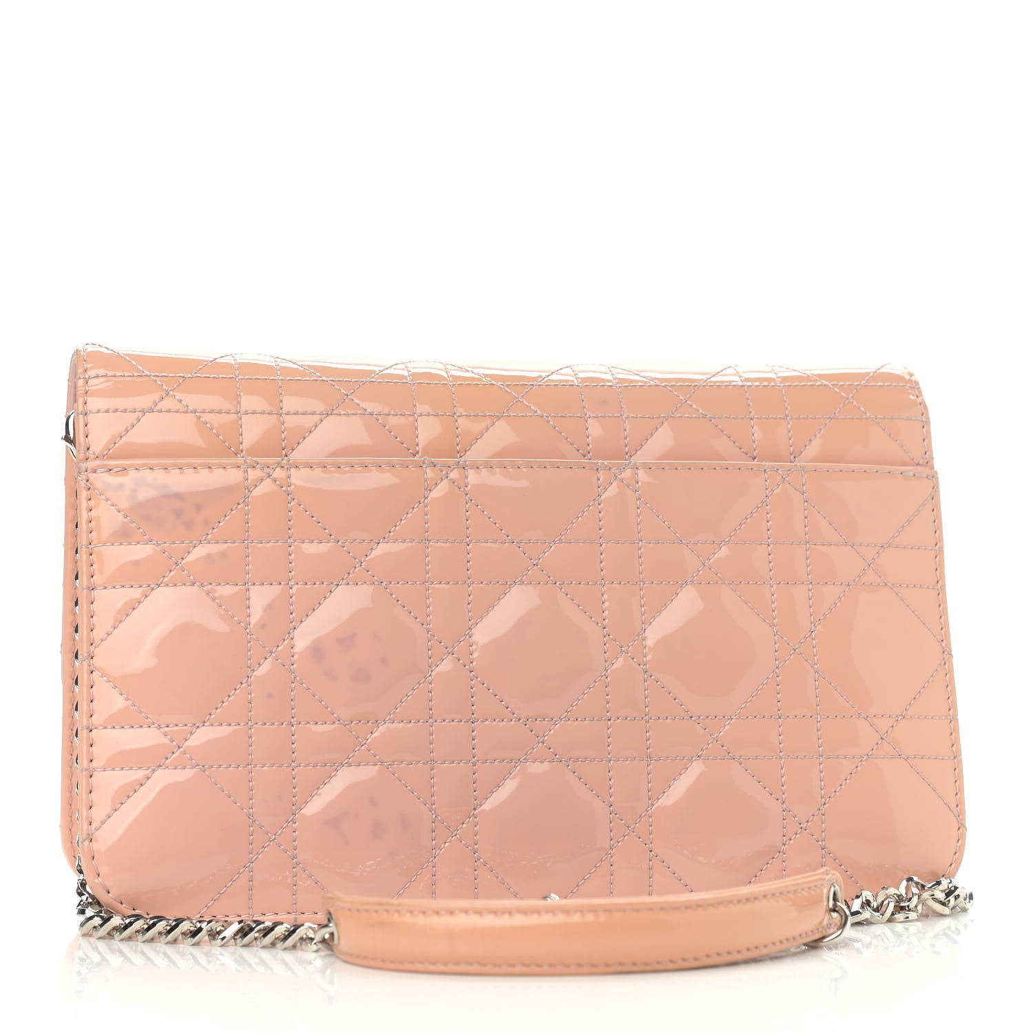 Christian Dior Patent Cannage Miss Dior Promenade Pouch Pink 2 of 10