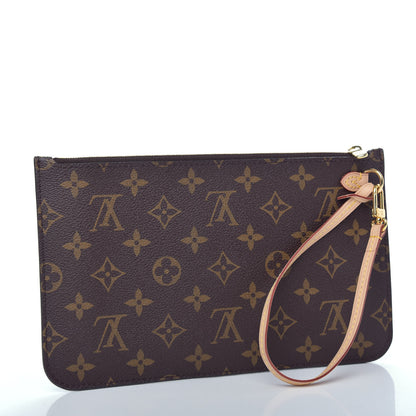 Louis Vuitton Monogram Neverfull MM GM Pochette 3 of 7