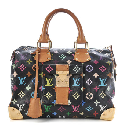 Louis Vuitton Monogram Multicolor Speedy 30 Black 1 of 7