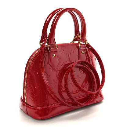 Louis Vuitton Vernis Alma BB Pomme D'Amour 4 of 10