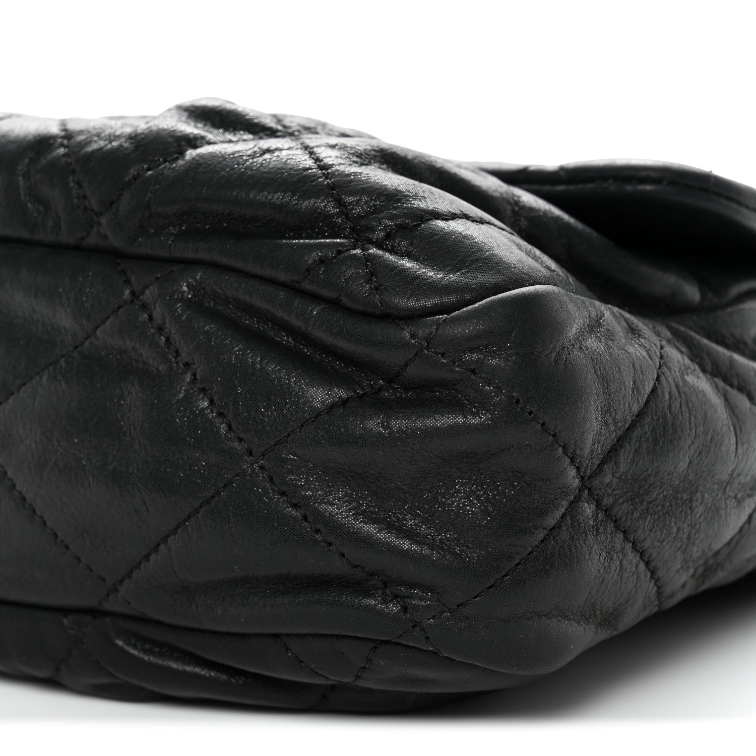 Chanel Iridescent Calfskin Large Chic Quilt Flap Black 10 of 11