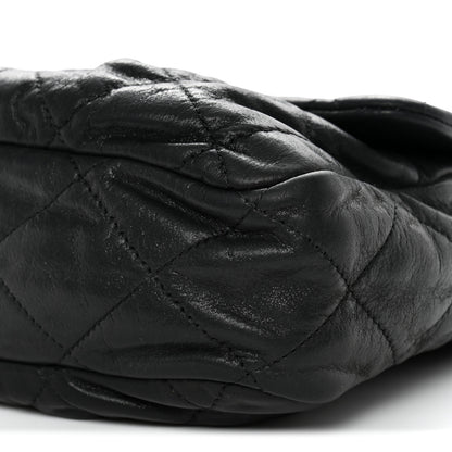 Chanel Iridescent Calfskin Large Chic Quilt Flap Black 10 of 11