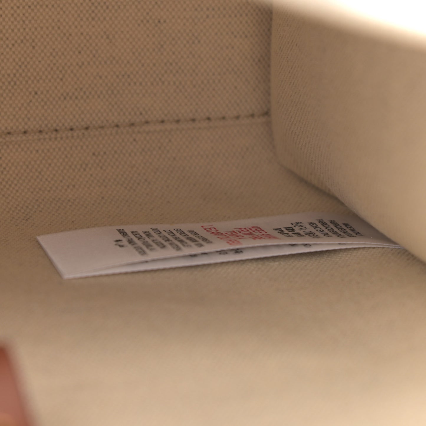 Canvas Smooth Calfskin Mini Two Tone Freya Tote Brown