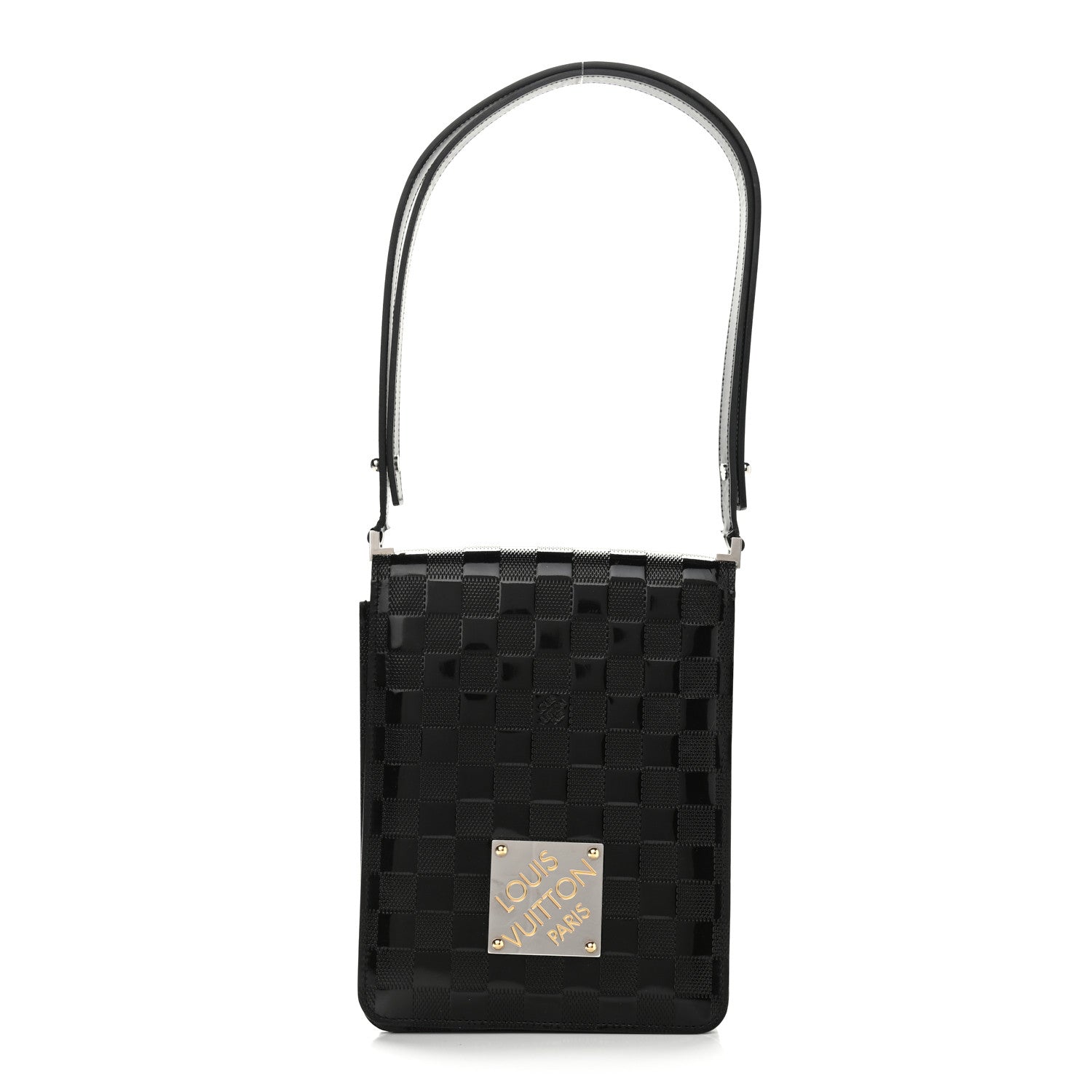 Louis Vuitton Damier Vernis Club Bag Black 1 of 12