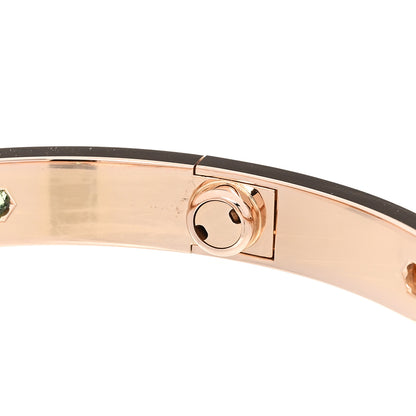 Cartier 18K Pink Gold Sapphire Garnet Amethyst LOVE Bracelet 18 8 of 8