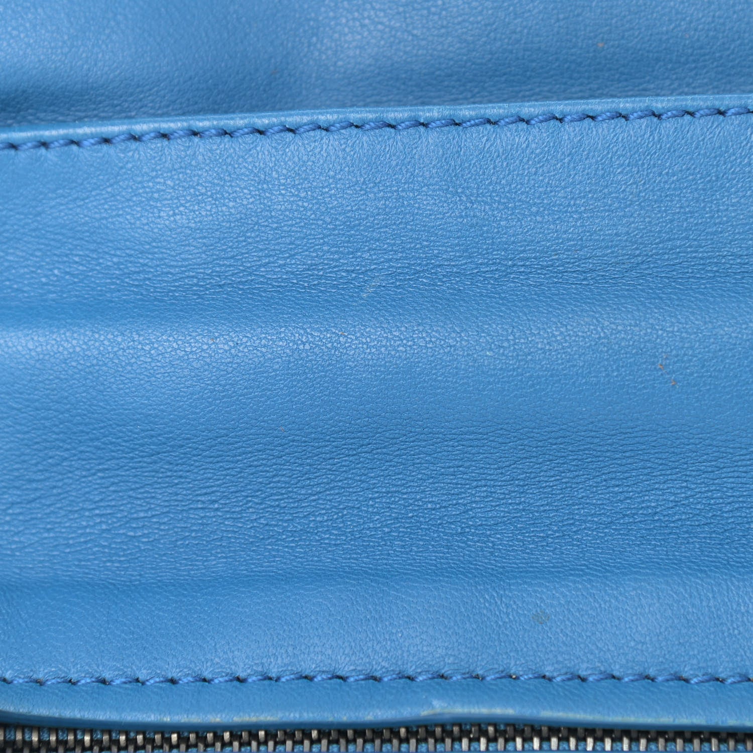 Bottega Veneta Nappa Intrecciato Small Chain Crossbody Blue 14 of 14
