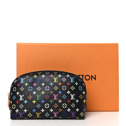 Louis Vuitton Monogram Multicolor Cosmetic Pouch Black Grenade 8 of 8
