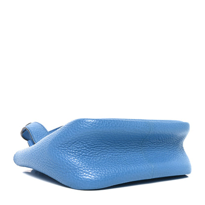 Prada Vitello Daino Soft Mini Dynamique Tote Cobalto 4 of 9